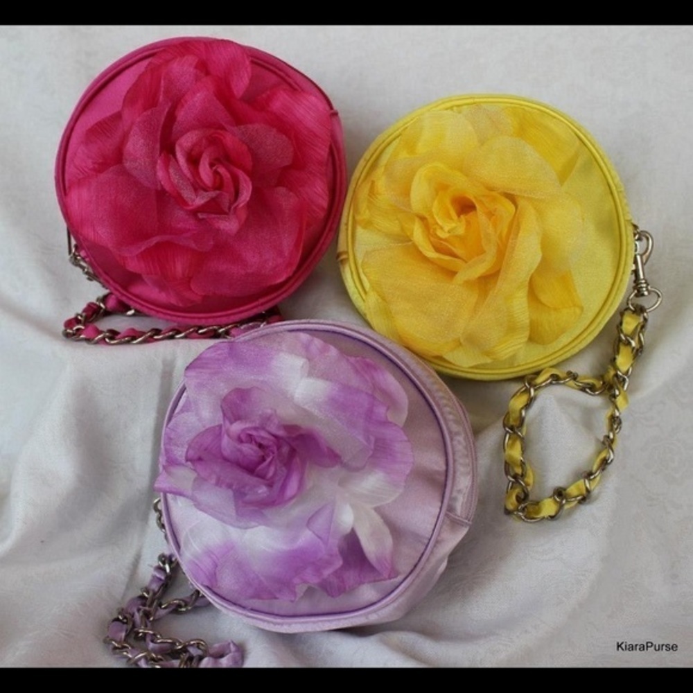 Bella Kiara purse Cute round rose purse - Picture 4 of 5